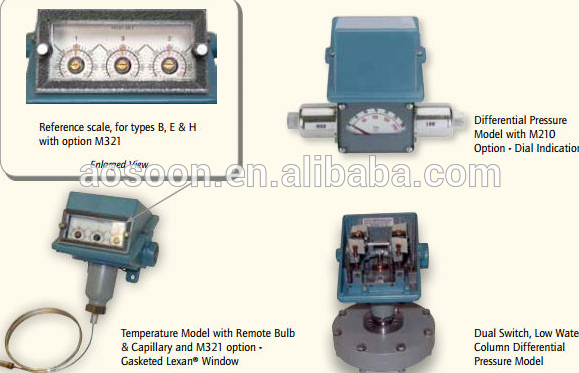 Differential Pressure and Temperature Switch
