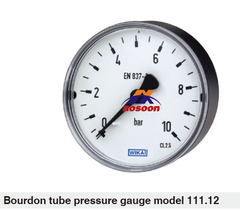 wikaPressure gauge with Bourdon tube Type 111.14