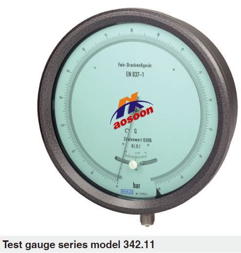 Wika Bourdon tube pressure gauge