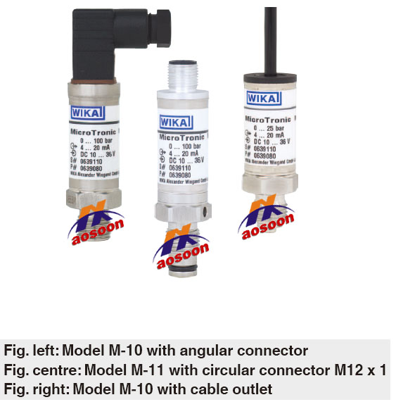 WIKA Miniature pressure transmitter