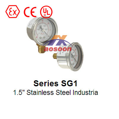 Dwyer SG1 series pressure oil pressure gauge