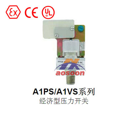 Low Cost Dwyer Series A1PS/A1VS Economical Pressure Switch
