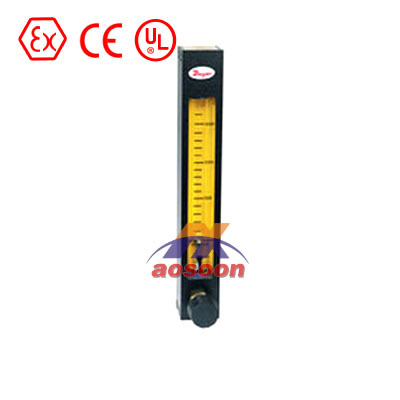 Dwyer galss DR4 panel type flow meter