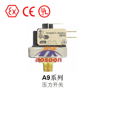 A9-1 Snap-Action Pressure Switch Dwyer A9 Series
