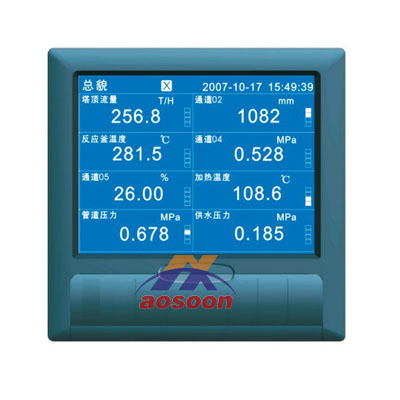 AOSOON AVX 4000 blue screen Paperless recorder Made in Chinn