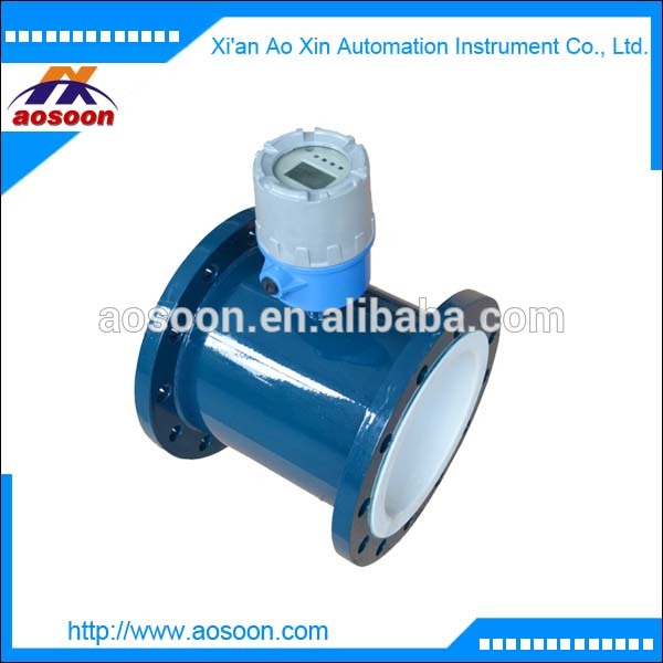  electromagnetic flow meter used for waste water pipeline 