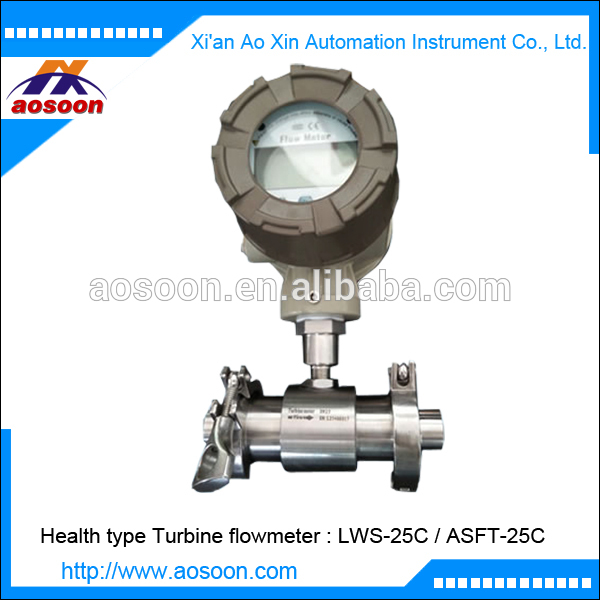  liquid turbine flow meter Oil Meter with LCD display 