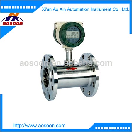  4-20mA output sanitary turbine flow meter used for milk 