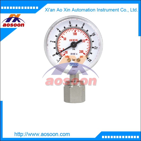  Wika Bourdon tube pressure gauge UHP stainless steel version Model 230.15 