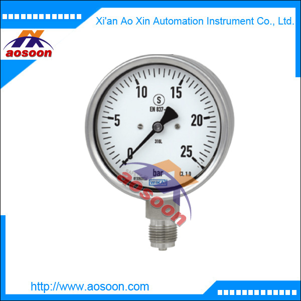  wika Bourdon tube pressure gauge Stainless steel safety version wika 232.30 233.30 