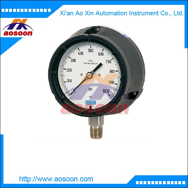  Wika Bourdon Tube Pressure Gauges wika 232.34/233.34 without/with Liquid Filling 
