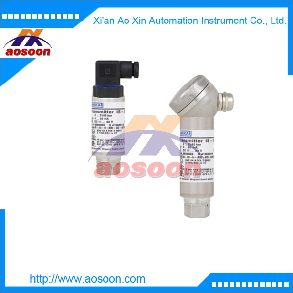  WIKA Intrinsically safe pressure transmitter WIKA Models IS-20-S IS-21-S IS-20-F IS-21-F 