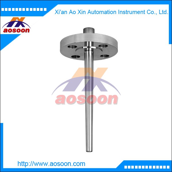  wika Thermowell with flange (solid-machined) Wetted parts special material with washer disc Model TW1 