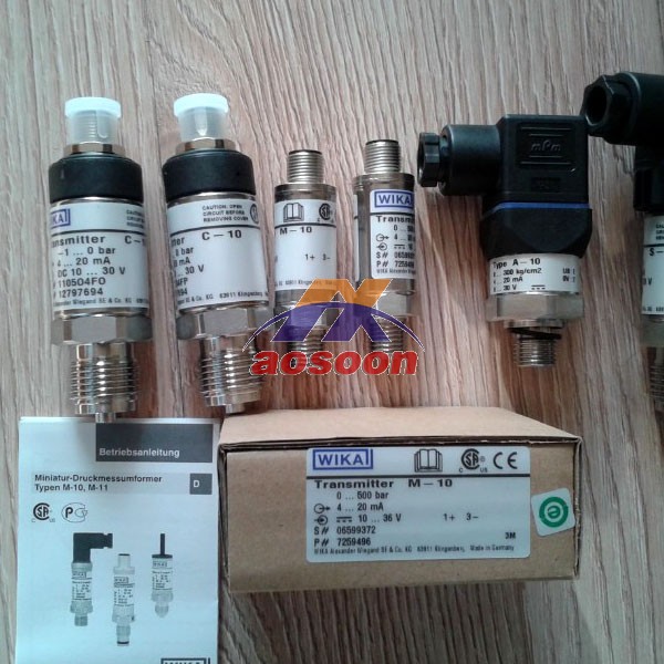 WIKA S-11 pressure transmitters