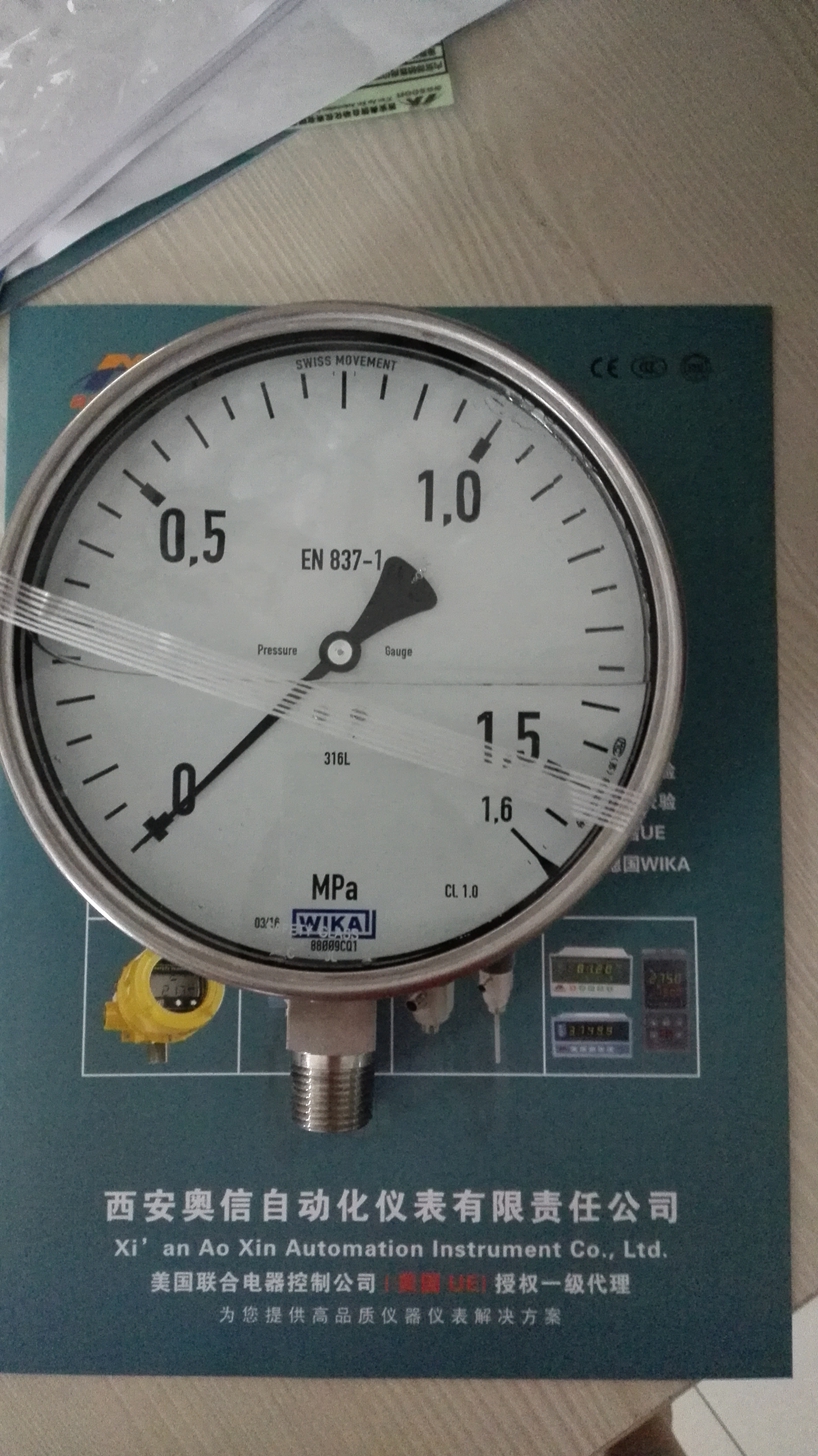 WIKA 233.50.160 STOCK PRESSURE GAUGE