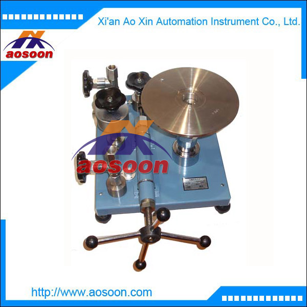 Piston pressure gauge piston calibration gauge piston manometer used for calibration nitrogen compre