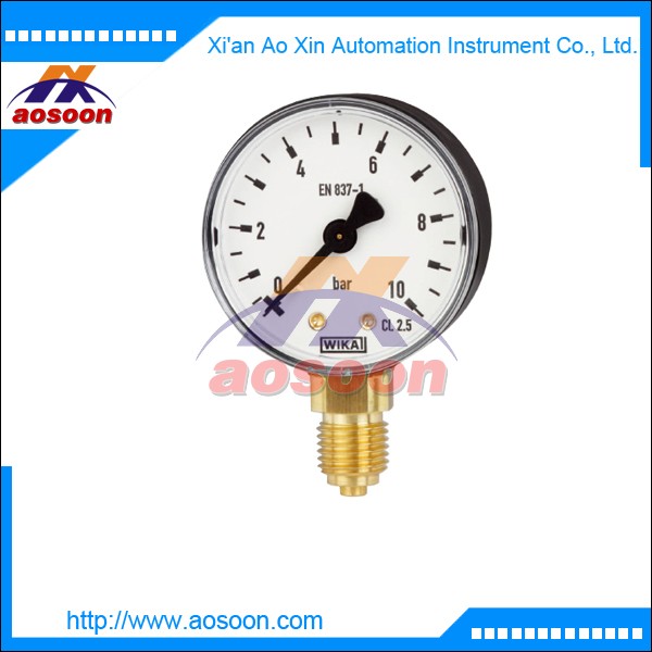 Wika Bourdon tube pressure gauge Lower mount Wika 111.10