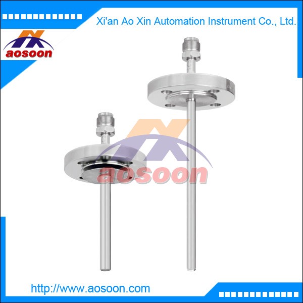 wika Thermowell with flange (fabricated) Model TW40-E tantalum cover Model TW40-D wetted parts special material